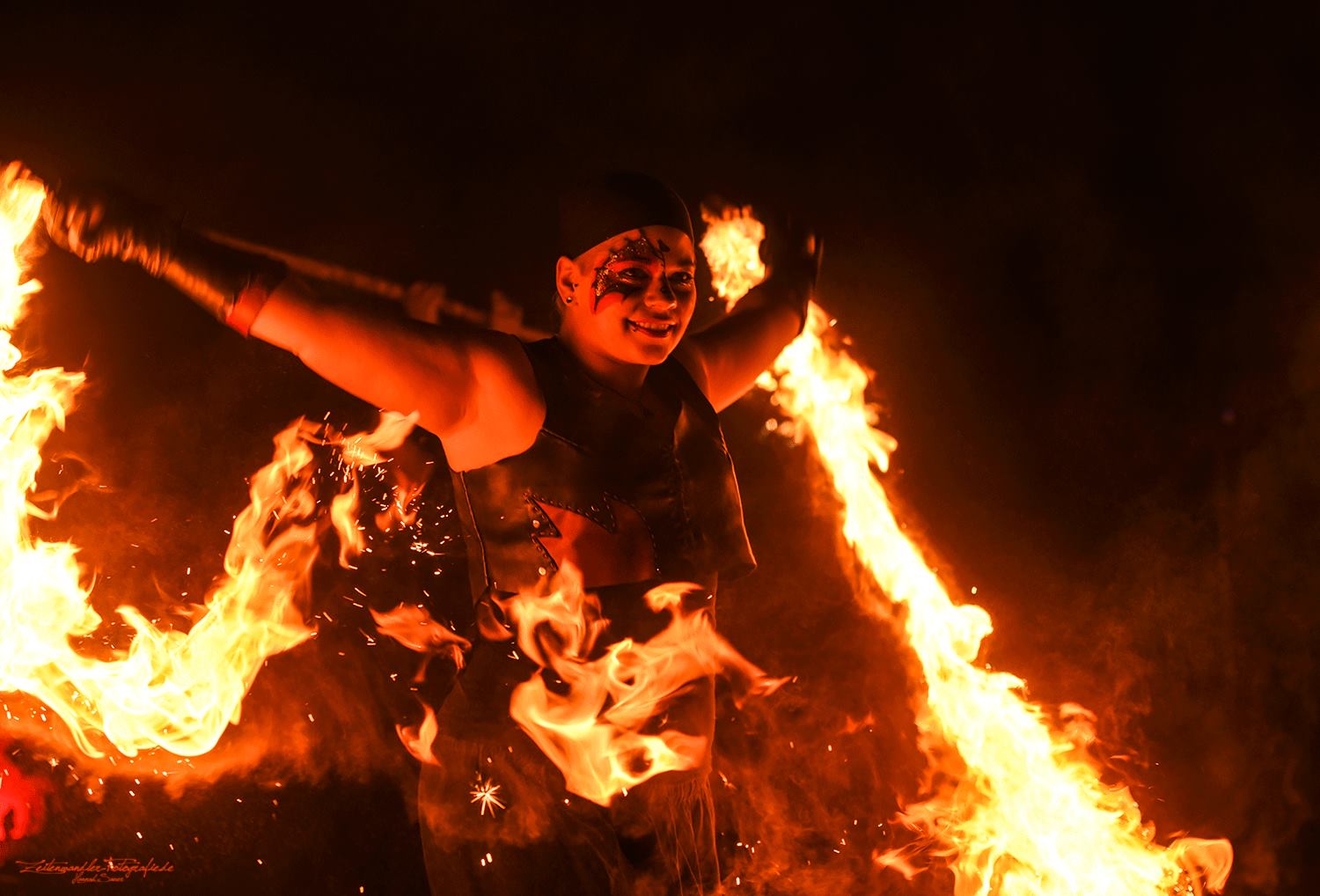 Societas Draconis - Feuershow Saar - Lycopodium - Mittelaltermarkt zu Illingen