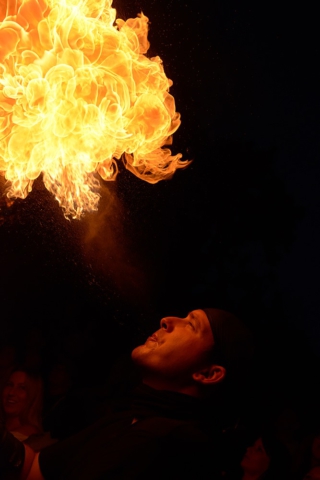 Feuershow Societas Draconis - Buergerparkfest Saarbrücken