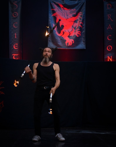 Feuershow Societas Draconis - Buergerparkfest Saarbrücken