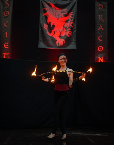 Feuershow Societas Draconis - Buergerparkfest Saarbrücken