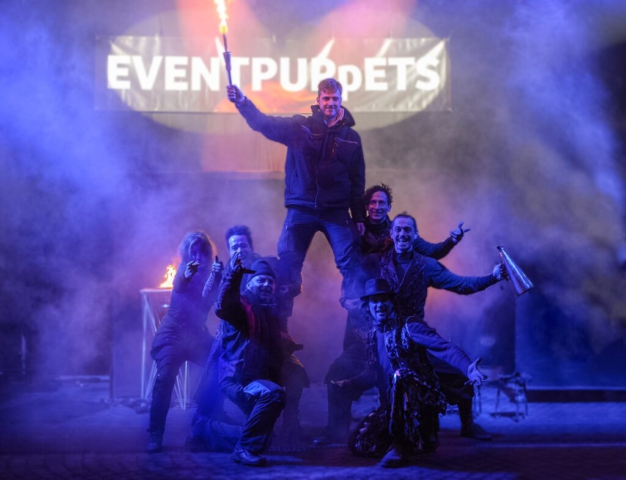 Eventpuppets Feuershow - Weihnachtsmarkt St. Wendel - Zeitenwandler-Fotografie Saarbrücken