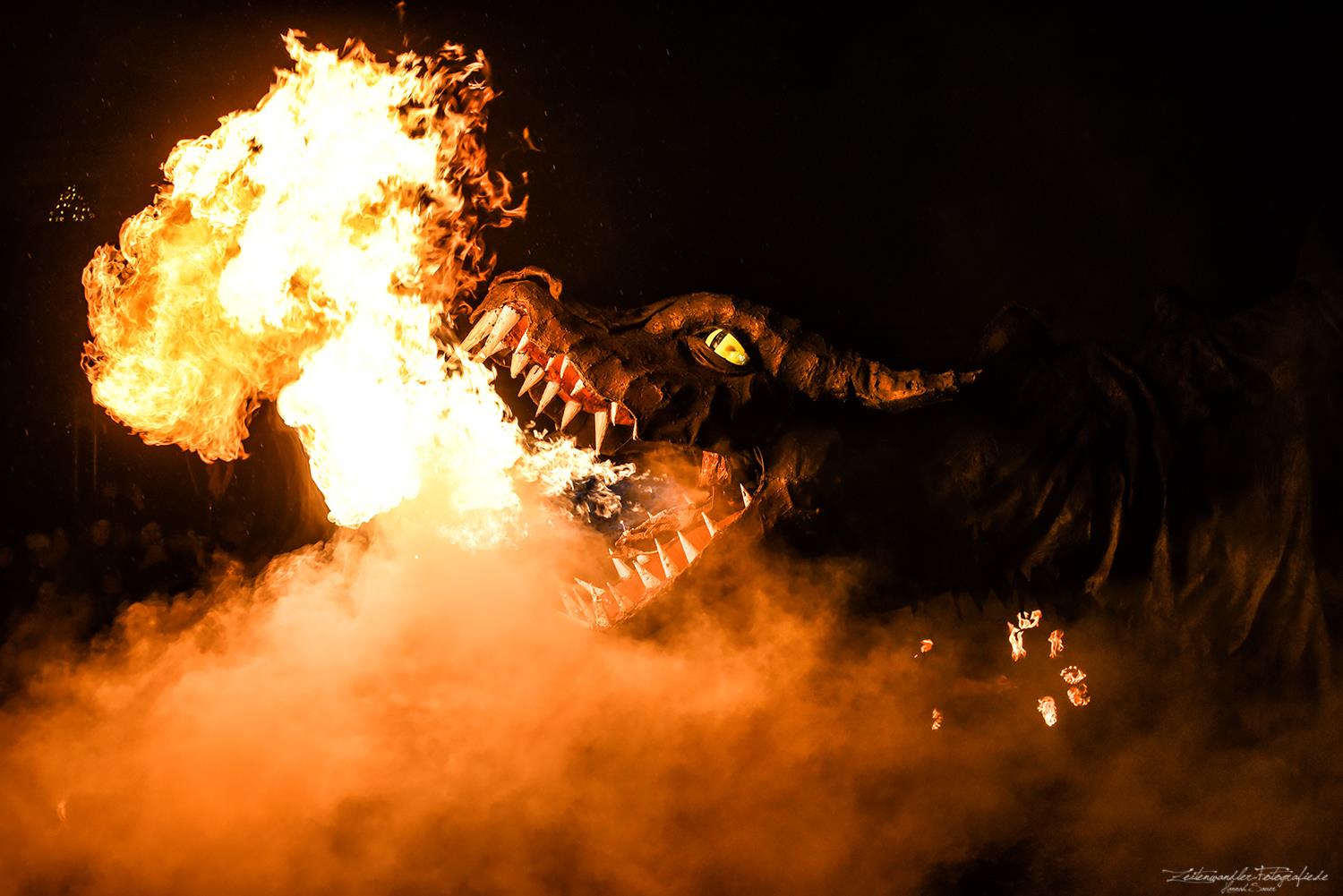 Drache Fangdorn - Federgeist Theater